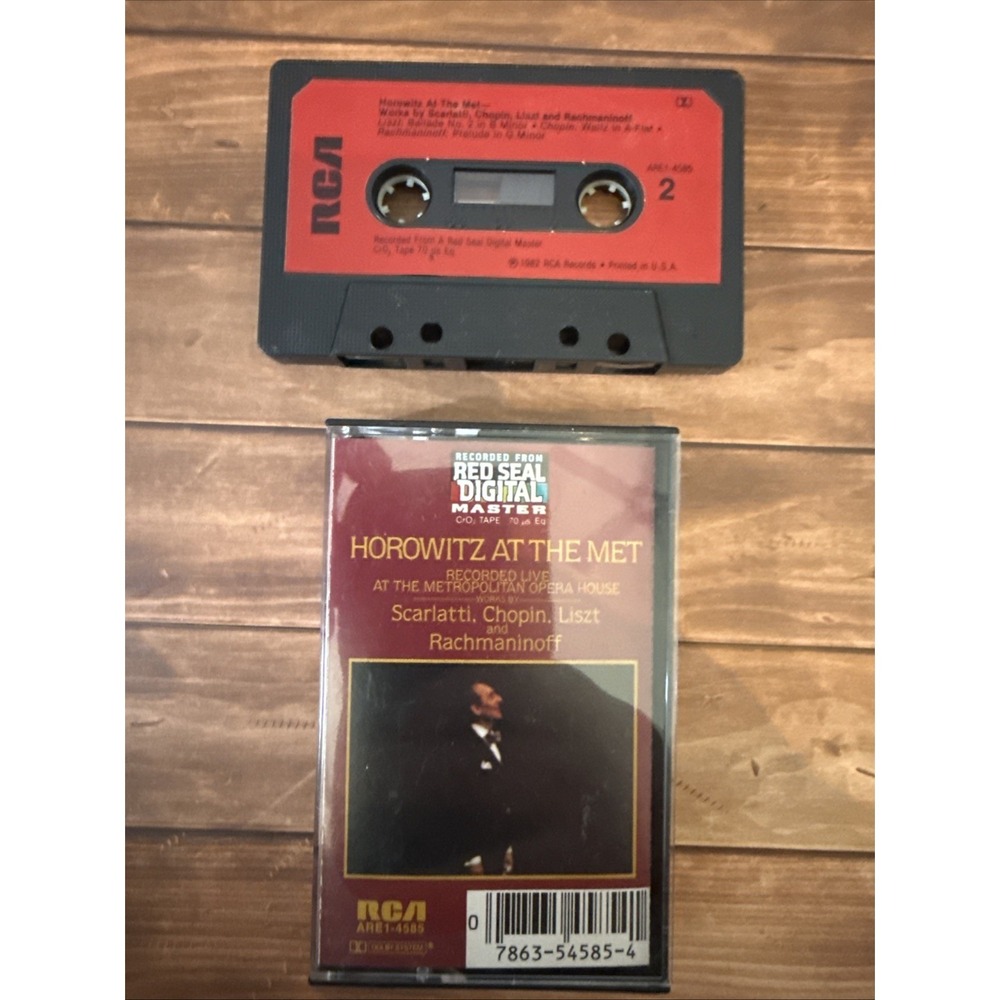 Horowitz at the Met - Scarlatti Chopin Cassette Great Condition - Picture 4 of 4